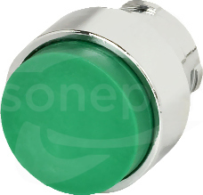 527/W zielony Przycisk