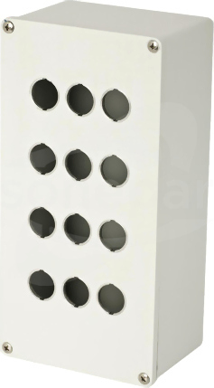 SAM 116-B aluminium Obudowa kasety 12 otwórw