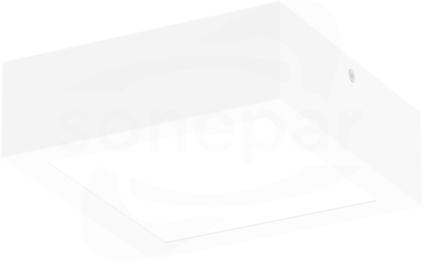 BOX LED 12W 840 600lm OPAL Antracyt STD IP44 Oprawa LED