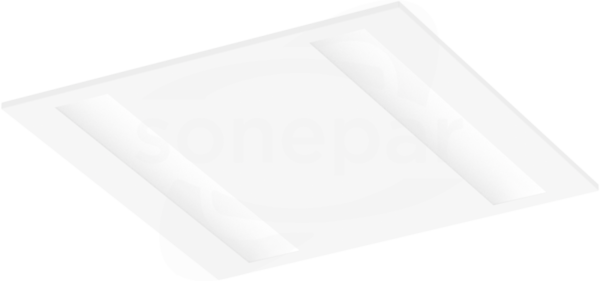 SUN LED 2x15,5W/830 3610lm IP40 Oprawa LED gips-karton 625x625