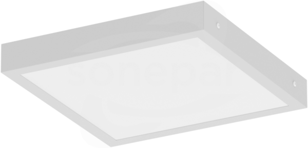 FINESTRA LED 32W 4000K 3460lm szary Oprawa LED 407x407