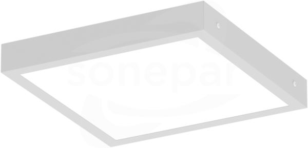 FINESTRA LED 32W/840 2890lm OPAL szary IP44 Oprawa LED 407x407