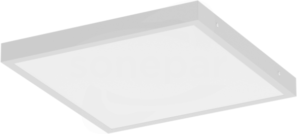 FINESTRA LED 39W/4000K 4920lm MPRM IP44 szary Oprawa LED 600x600