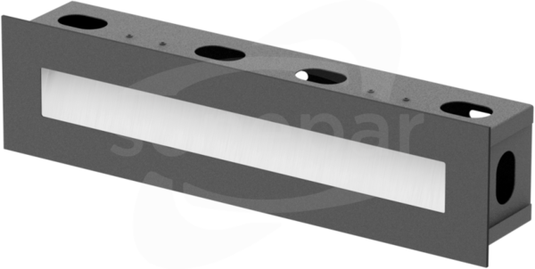 WALL LIGHT LED 480X120 10W/840 1000lm RF ANTRACYT Oprawa LED ścienna