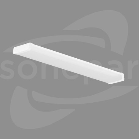 LATTE LED 26W/4000K OPAL 1060 IP44 biały Oprawa LED nastrop.
