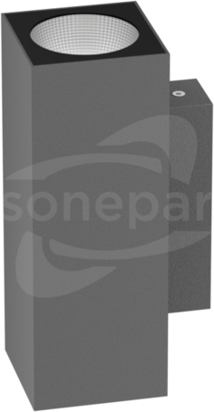 CUBIC WALL IP65 LED DI-IN 50/50D 20W 2200lm 830 RF Oprawa naścienna kinkiet