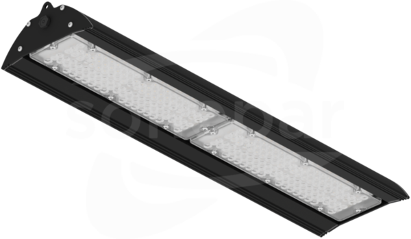 Hall LED 1X665 90D 97W 17045lm 840 LNS Czarny Oprawa LED