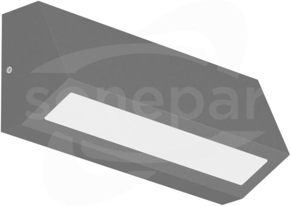 Muri Wall LED 330mm 6W 750lm 830 OPAL Antracyt STD Oprawa LED