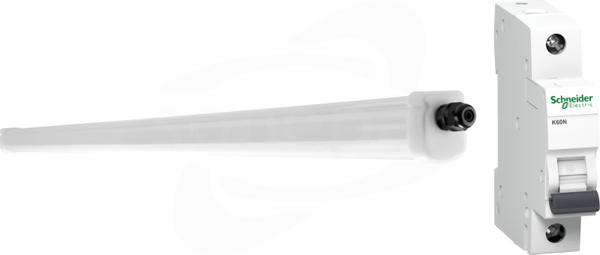 WT060C G4 LED56S 46W/840 5600lm PSU L1500 PROM Oprawa LED hermetyczna LEDINAIRE+wyłącznik K60N 1P B16A