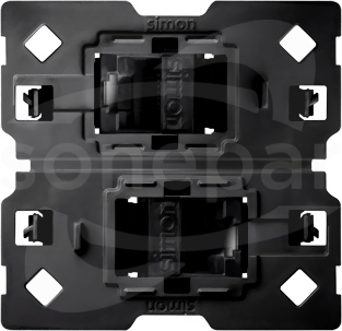 SIMON100 2xRJ45 kat.6 Mechanizm gniazda komputerowego