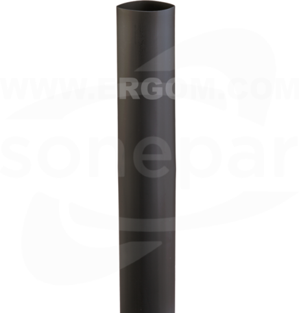 TCR 25,4/12,7 czarny Koszulka termokurczliwa