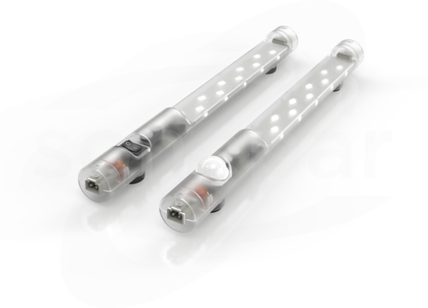 LED 025M 24-240V AC/DC 4,5W/560Lm Lampa montaż śrubowy+klips+czujnik ruchu