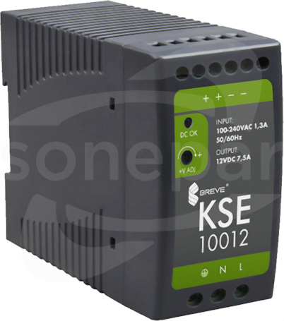 KSE  10012P 230/ 12V DC 7,5A Zasilacz