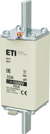 NH1/85 32A gG 1000V Wkładka bezpiecznikowa