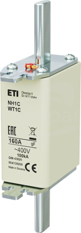 WT/NH-1C gF 160A 400V Wkładka topikowa szybka