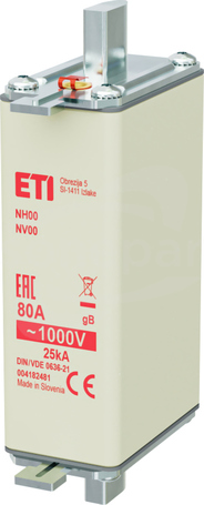 NH00/85 80A gB 1000V Wkładka bezpiecznikowa
