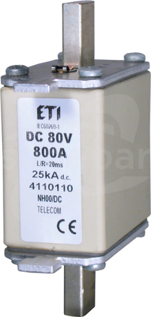 NH00/K 200A 80VDC Wkładka bezpiecznikowa  z wybijakiem