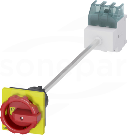 SENTRON 3P 32A czerwony/żółty Rozłącznik główny/awaryjny