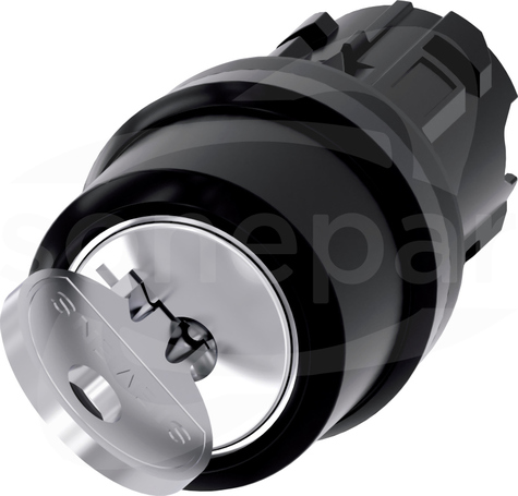 SIRIUS ACT 22mm O-I b/samop. Przełącznik z kluczem RONIS tworzywo