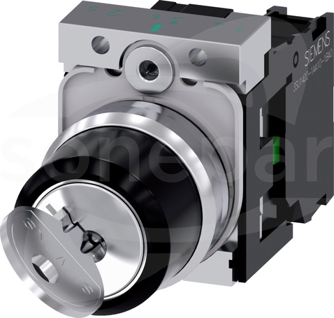 SIRIUS ACT 22mm O-I 1NO b/samop. Przełącznik z kluczem RONIS metal