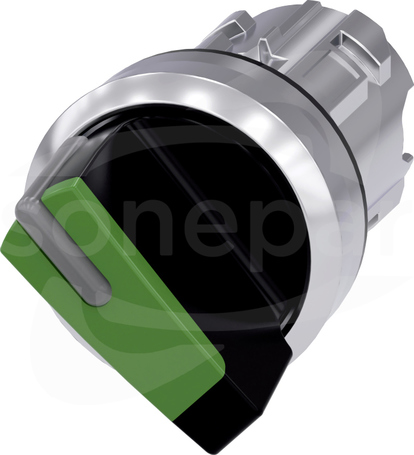 SIRIUS ACT 22mm O-I b/samop.zielony Przełącznik z możl.podśw.metal