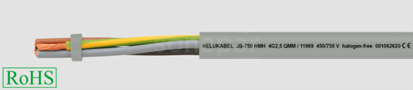 JB-750 HMH 5G6 450/750V Przewód sterowniczy giętki bezhalogenowy