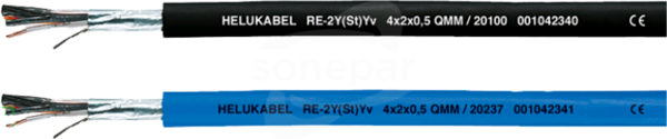 RE-2Y(St)Yv 16x2x1,3 czarny Przewód do transmisji danych ekranowany