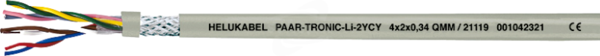 PAAR-TRONIC-LI-2YCY 3x2x0,5 Przewód giętki ekranowany