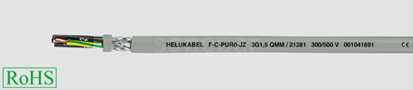 F-C-PURO-OZ 2x0,75 /500V nr Przewód sterowniczy łańcuchowy
