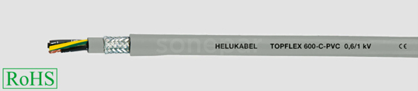 TOPFLEX 600-C-PVC 4G35 Przewód falownikowy ekranowany