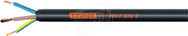 H07RN-F 3G1,5 TITANEX Przewód w izolacji gumowej (OnPd)