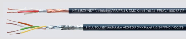 HELUSOUND DMX 2x0,34 FRNC czarny Przewód głośnikowy
