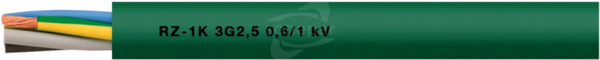 RZ1-K 5G2,5 /1kV zielony Przewód bezhalogenowy (Cca)