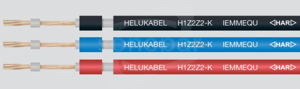 H1Z2Z2-K 4 czerwony Przewód do instalacji fotowoltaicznych (PV)