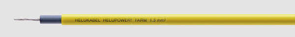 HELUPOWER FARM 1x1,3 (50mb) żółty Przewód do zasilania ogrodzeń elektrycznych