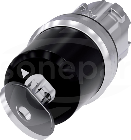 SIRIUS ACT 22mm O-I z samop. Przełącznik z kluczem CES metal