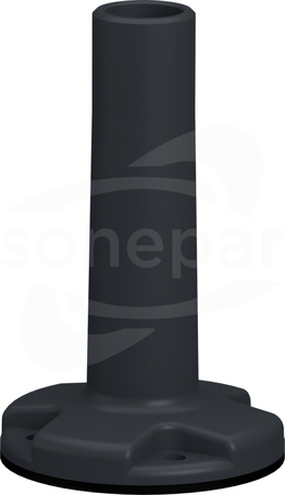 XVZ02 100mm płyta mocująca szara plastik rura