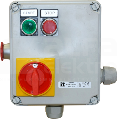 RZ03-L220 IP55 8-11,5A Zestaw rozruchowy L-O-P