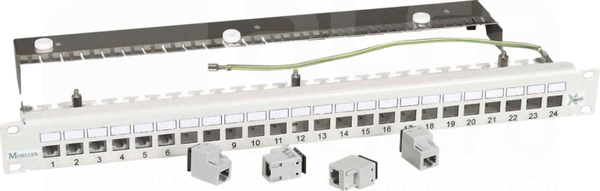 DNW-PPM/19H1/24RJ45/5E/S/00 Panel krosowy 19
