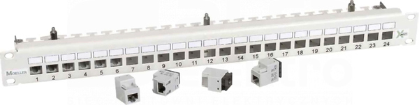 DNW-PPM/19H1/24RJ45/5E/U/00 Panel krosowy 19