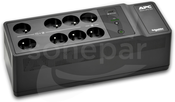 500VA/300W 230V USB A 8 gniazd UPS
