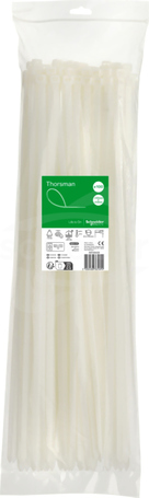 Thorsman IMT46426 550x8.8 mm (100 sztuk) biała Opaska kablowa