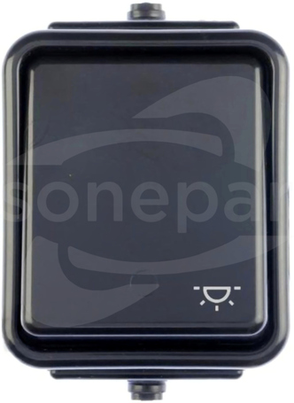 CEDAR IP44 czarny Przycisk światło