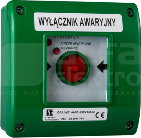 OA1-W01-A-12-2LED11-M Przycisk awaryjny