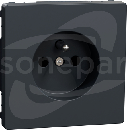 Merten MTN2500-6034 2P+PE D-Life antracyt Gniazdo