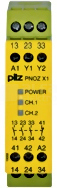 PNOZ X1 24VAC/DC 3n/o 1n/c Przekaźnik bezpieczeństwa wył.aw/drzwi och/kurt.św