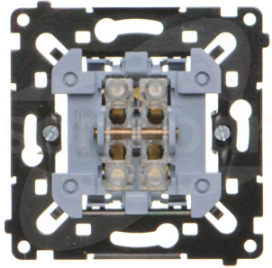SIMON 55 10AX czarny Łącznik świecznikowy