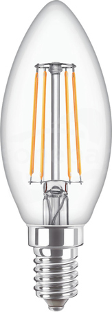 LEDCandle ND 4.3-40W E14 827 B35 CL G 470lm Źródło LED COREPRO (F) świeczka filament