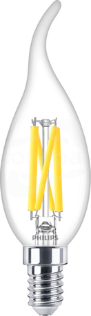 MAS LED Candle DT 3.4-40W E14 927 BA35CL G 470lm Źródło LED MASTER (D) płomień filament