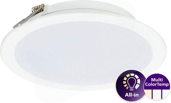 DN065B G4 LED12 12W 830 840 865 D150 RD Downlight LED LEDINAIRE p/t